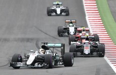 Hamilton wins after last lap Rosberg crash in Austria