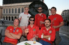 Ahead of the biggest game in their football history, Welsh fans begin invasion of Lyon