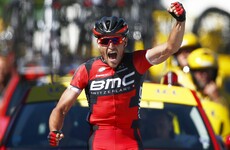 'My first time and maybe my last': Van Avermaet thrilled to pull on yellow jersey