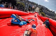 There's going to be a 260-foot-long water slide set up in Dublin later this month