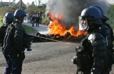 In pictures: French riot police clash with anti-nuclear group