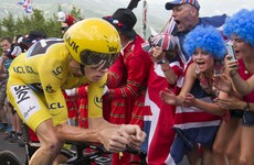 Froome tightens grip on yellow jersey in uphill time trial as Martin drops to 10th