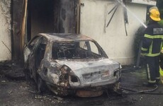 Firefighters battle blaze after car crashes into gate lodge at Dunsink Observatory