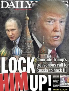 'Beyond the pale': People are accusing Trump of treason after those Russia remarks