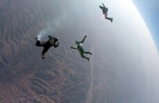 Stuntman jumps from plane with no parachute - and lives