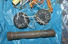 Police find weapons stash with some items "ready to use"