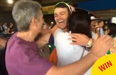 The moment Thomas Barr ran into his parents after the Olympic final was just lovely