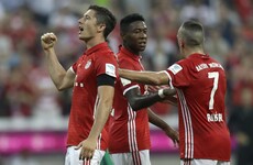 Lewandowski hits hat-trick despite hole in right boot to give Ancelotti perfect start at Bayern