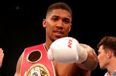 Anthony Joshua announces world title defence for November