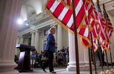 Trump on Clinton's pneumonia: 'I hope she gets well soon'