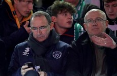 Martin O'Neill watches on as Daryl Horgan scores this brilliant individual goal