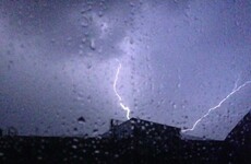 A rainfall warning's been issued - and we can expect the odd thunderstorm too