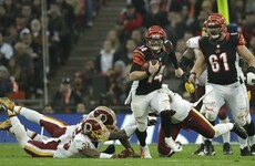 Washington and Cincinnati battle to NFL's first international draw at Wembley