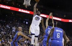 Kevin Durant shows up big for the Warriors as Thunder rolled
