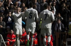 Bale scores twice as Real Madrid extend their lead at the top of La Liga