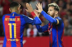 Neymar gives Lionel Messi lift on private jet