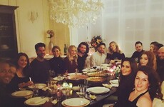 People think this dinner party photo has proof Cheryl is pregnant... it's the Dredge