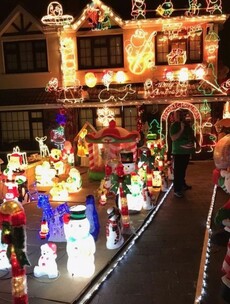 This Dublin man pulled out all the stops with his Christmas lights this year