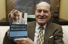 The man who invented the Heimlich manoeuvre has died aged 96