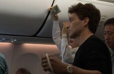 80s singer Richard Marx helps restrain unruly passenger with rope on board Korean airplane