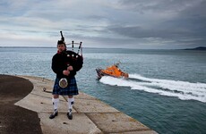 'A fitting tribute': Coastguards called to rescue operation at ceremony to remember people lost at sea