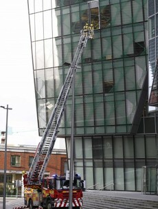Storm Barbara winds so strong they blew a window off Facebook's HQ