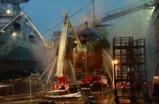 Video: Huge fire on Russian nuclear submarine finally put out