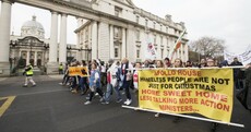 "I think people are very angry": Protesters call for action on homelessness in Dublin march