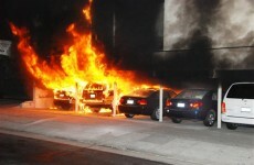 Search for possible Hollywood arsonist