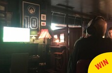 A Dublin pub's staff bought one of their regulars headphones to watch matches in peace