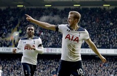 Harry Kane hits hat-trick as four-star Tottenham go second