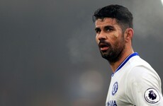 Diego Costa trains alone amid China reports