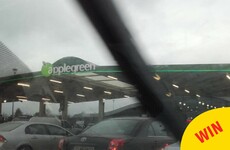 The Applegreen in Lusk lowered its fuel price to 88.5c to celebrate the Euromillions and it’s chaos