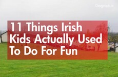 11 things Irish kids actually used to do for fun
