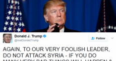 Syria airstrike: Donald Trump's 180 degree shift on attacking the Assad regime