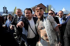 Conor McGregor's at the Grand National and... well, just look at him!