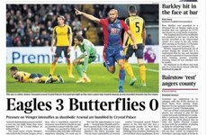 'Eagles 3 Butterflies 0': Wenger and Arsenal slammed after Palace loss
