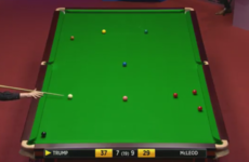 Trump hits spectacular shot at The Crucible but crashes out of first round to 1,000/1 outsider