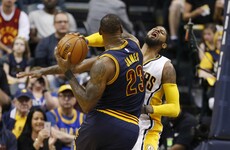 Lebron the star as the Cavs make it to the second round of the NBA playoffs