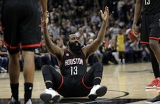 Ginobili thwarts Harden's last-gasp shot to give Spurs series lead over the Rockets