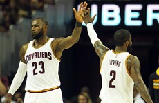 Order restored as Irving and James double up to beat Celtics