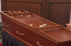 Vegetable garden graves, build-your-own caskets, and coffins to play games on - inside Amsterdam's death expo