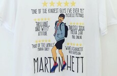 An Irish illustrator has helped design a wonderful t-shirt in memory of Manchester victim Martyn Hett