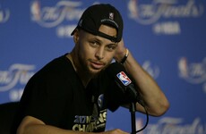 Steph Curry makes his feelings clear on a Golden State Warriors visit to the White House