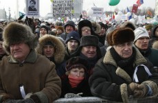 In pictures: Thousands turn out for anti-Putin protest in Moscow