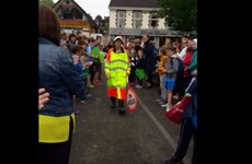 A school in Lucan bid farewell to their lollipop lady in the most lovely way possible