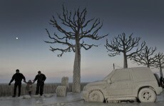 In pictures: more than 200 dead after cold snap hits Europe