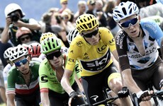 'Stressful' Chris Froome survives broken wheel to retain yellow jersey as Mollema takes 15th stage