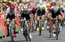 Crosswinds cause havoc as Dan Martin's yellow jersey chances blown off course