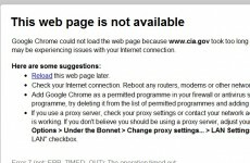 Anonymous says it has taken down the website of the C.I.A.